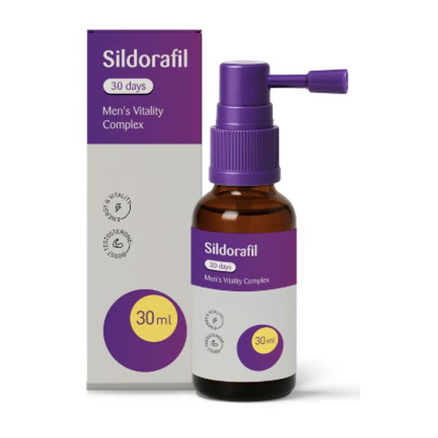 Sildorafil spray verpakking